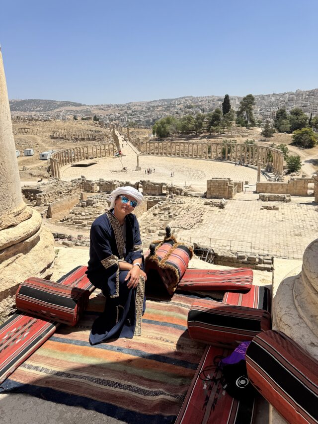 Giorgia in Giordania con partner locali selezionati