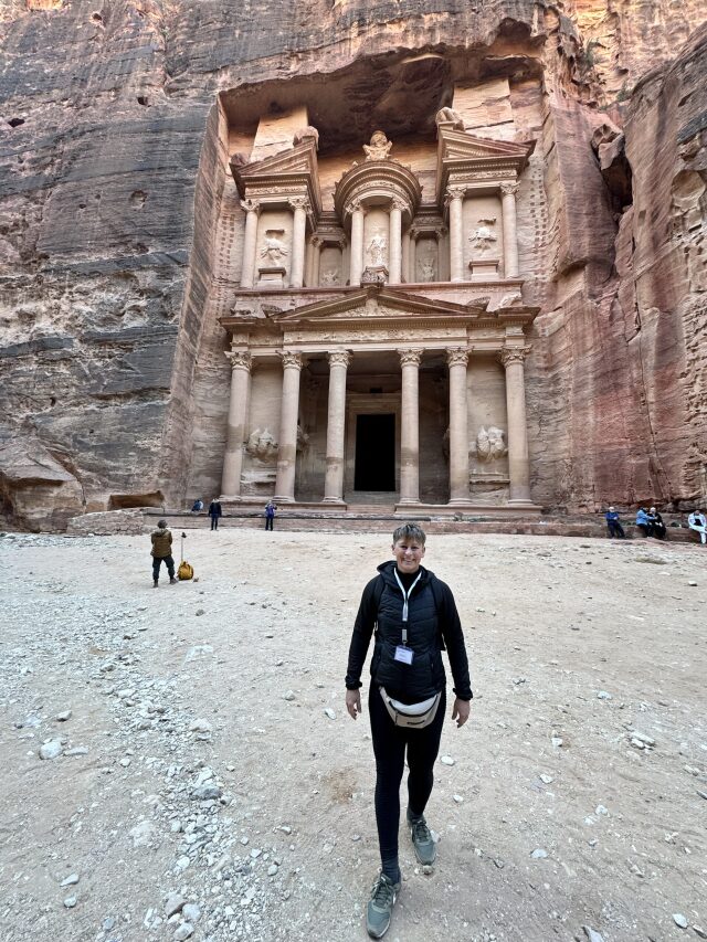 Giorgia in Giordania in visita a siti iconici