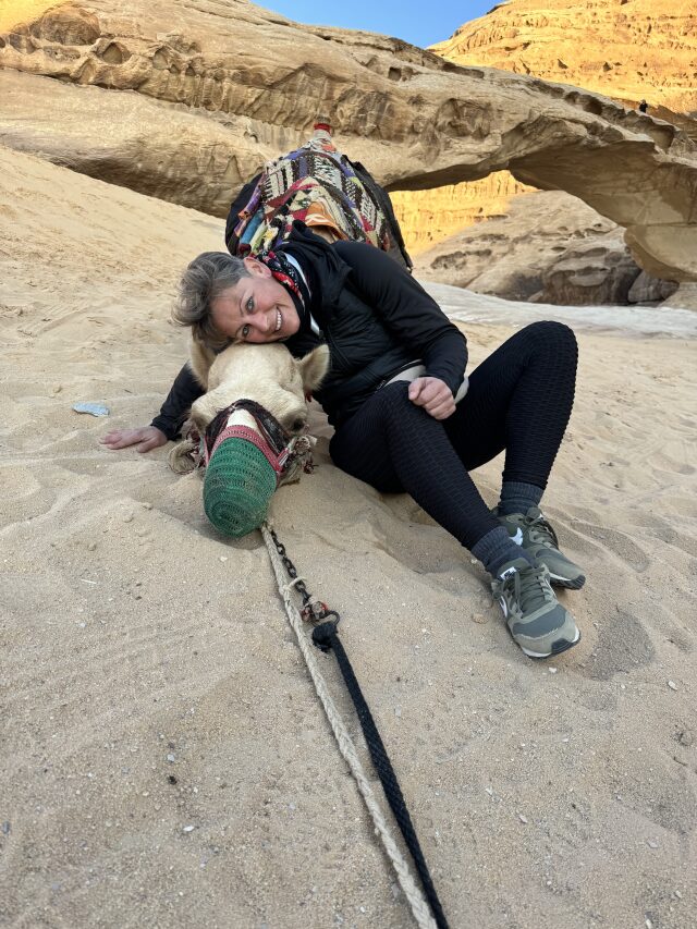 Giorgia in Giordania per consulenza viaggi B2B