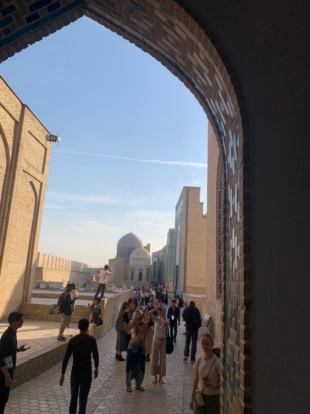 Panorama urbano in Uzbekistan per tour culturali